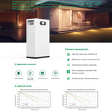 15KWh/16KWh Brand New Grade A LiFePO4 Battery Pack 51.2V 280Ah/314Ah Deep Cycle 10 Years Warranty Home Solar Energy Storage