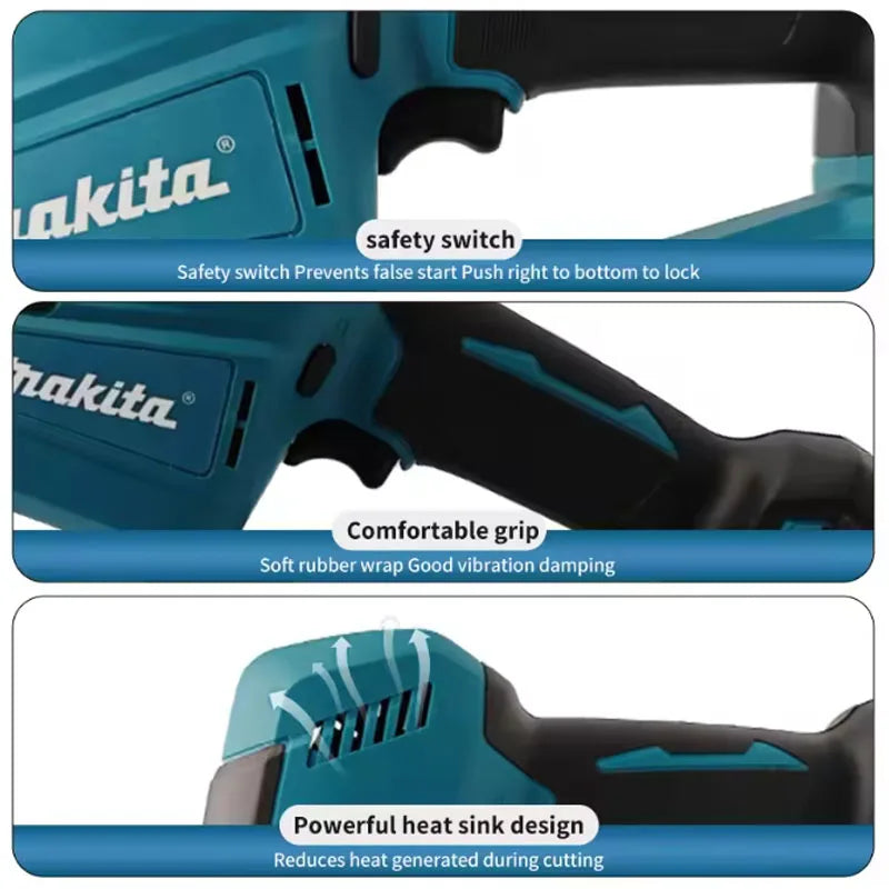 Makita DJR189 Cordless Reciprocating Saw Brushless Electric Saw 18V Portable Power Tool for Wood & Metal Cutting