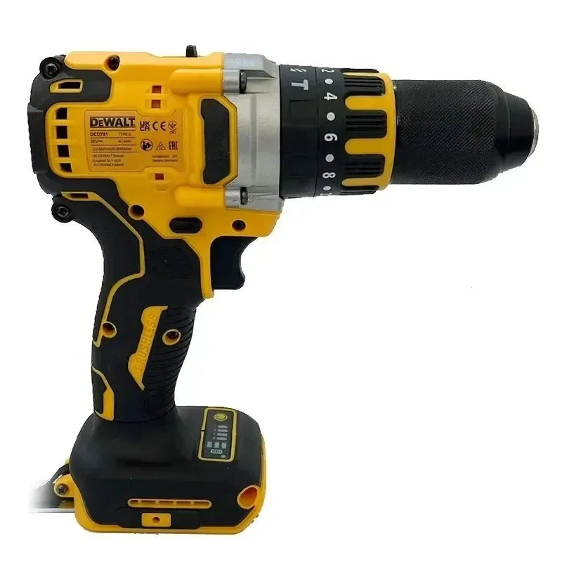 DEWALT Brushless Cordless Rechargeable Electric Power Tool  DCD791 Compact Drill Screwdriver Multi Functional For DEWALT Battery
