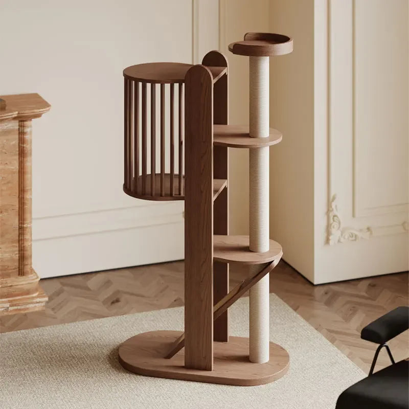 American Solid Wood Cat Scratching Post Cat House Scratching Post Sisal Rope Houses & Habitats Pet Products Drapak Dla Kotow FYC