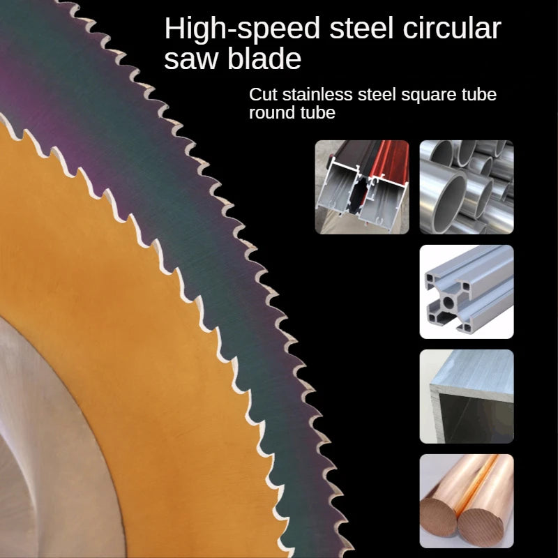 High speed steel circular saw blade cobalt cutting stainless steel cutting blade tube iron pipe cutting machine saw blade