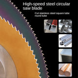 High speed steel circular saw blade cobalt cutting stainless steel cutting blade tube iron pipe cutting machine saw blade