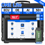 Car Diagnostic Tools TOPDON ONE LITE For All Systems CANFD DOIP FCA All Service ECU Coding Bidirectionnal OBD2 Scanner 50+ Reset