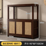 Fish tank rack integrated large living room dedicated multi-layer floor storage