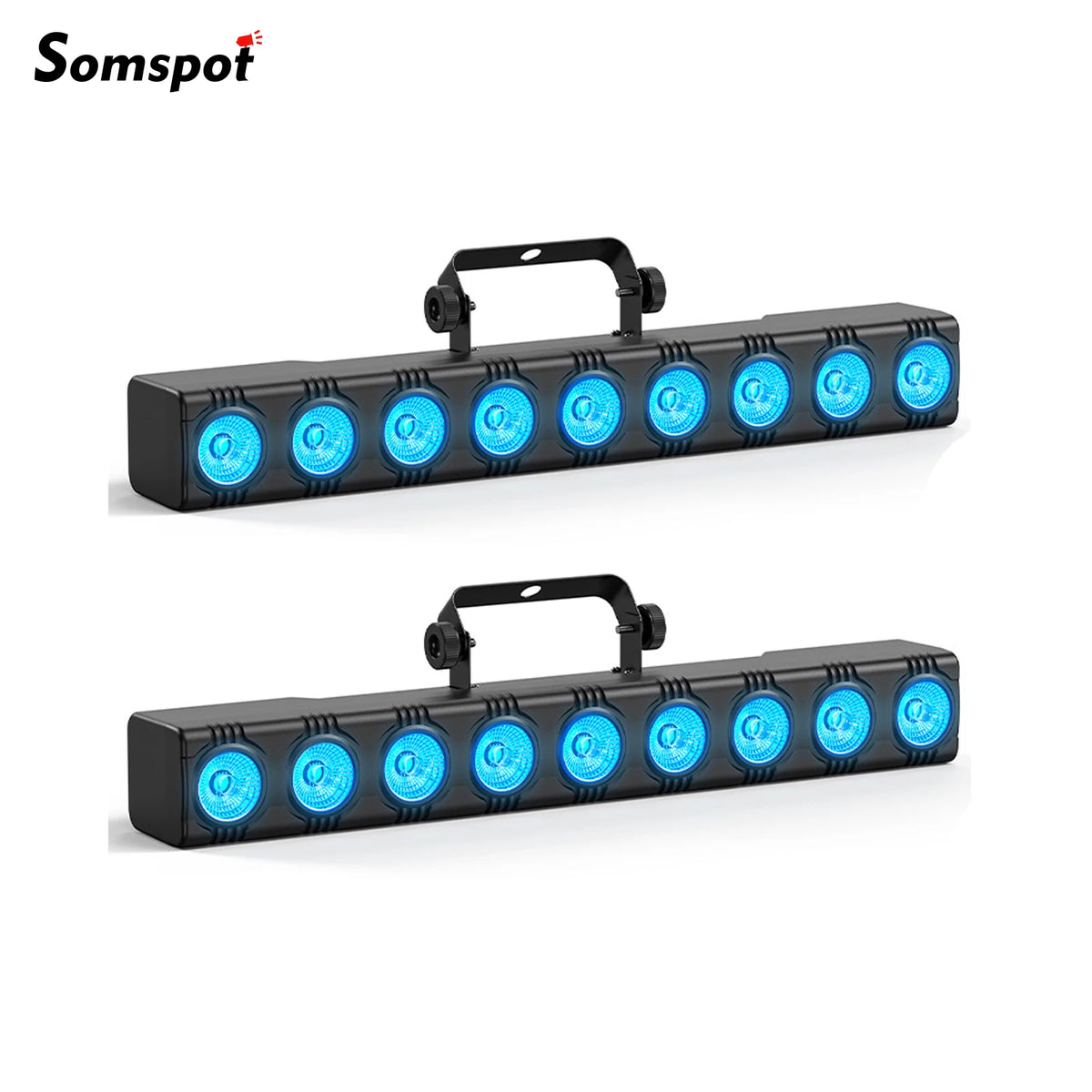 Somspot 36W 9LEDs RGBW Lights Bar Stage Lighting Effect LED Projection Light DJ Party Lights for Disco Bar Club Wedding Birthday