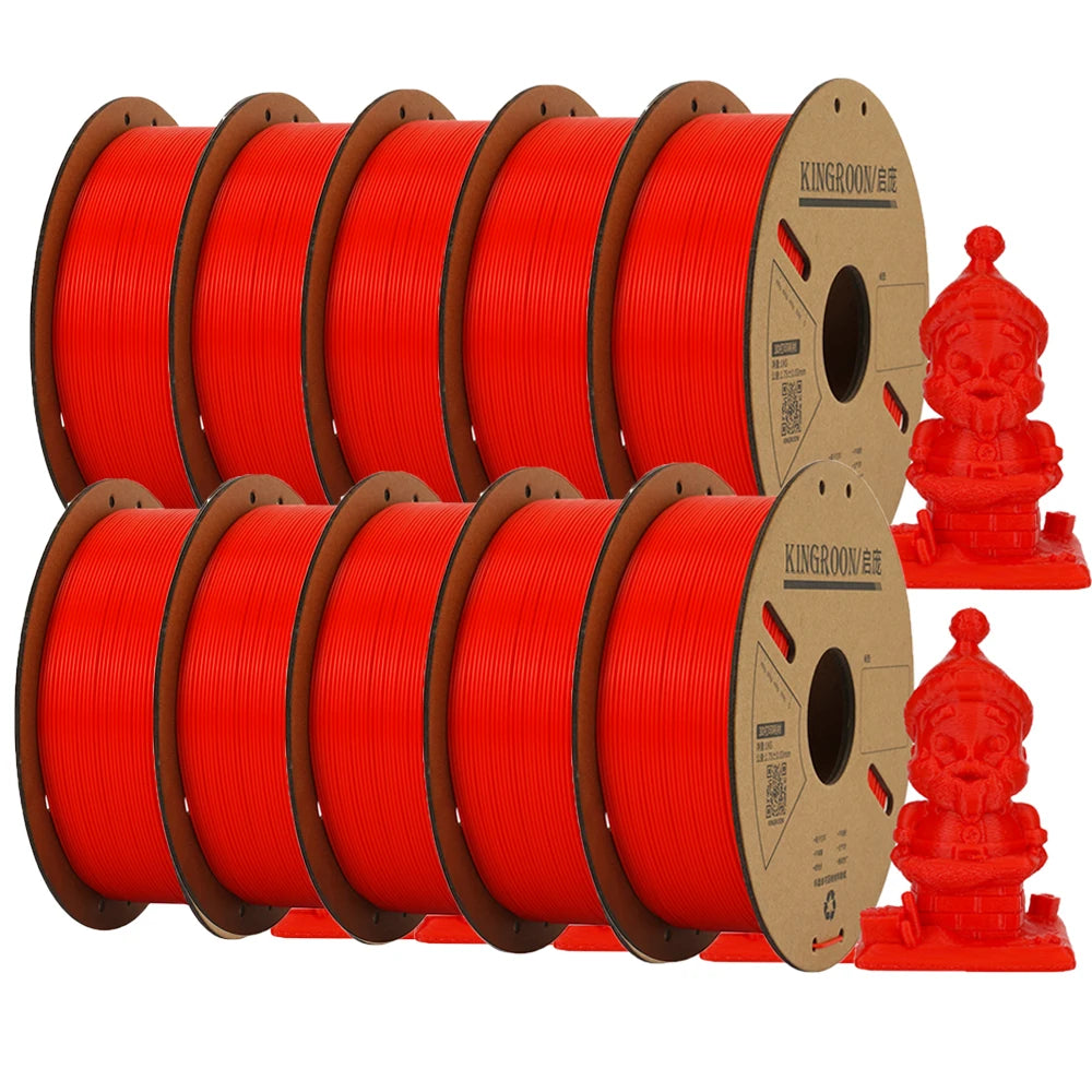 KEEPANG PLA Filament 1.75mm 3D Printer Filament 5/10Rolls 3D Printing Plastic Material 100% No Bubble for FDM 3D Printer MIX