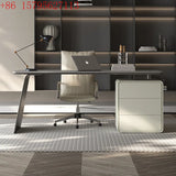 Slate desk light luxury modern home study computer desk high-end Italian minimalist designer boss desk