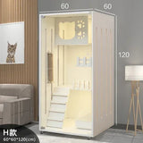 Solid Wood Cages Super Large Cat Villa Double-storey Cat Cage House Home Luxury Nest Cat Cabinet Indoor Pet  House
