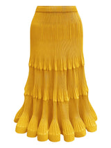 Pleated T-Shirt Top 2026 Summer New Ruffled Sleeveless Vest Simple Elegant Fashion Cake Skirt Elegant Women Travel Outfit
