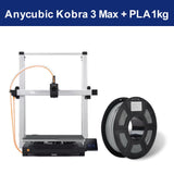 ANYCUBIC Kobra 3 Max Combo FDM 3D Printer Up to 600mm/s Maximum Print Speed Massive Build Volume 500*420*420mm Smart APP Control