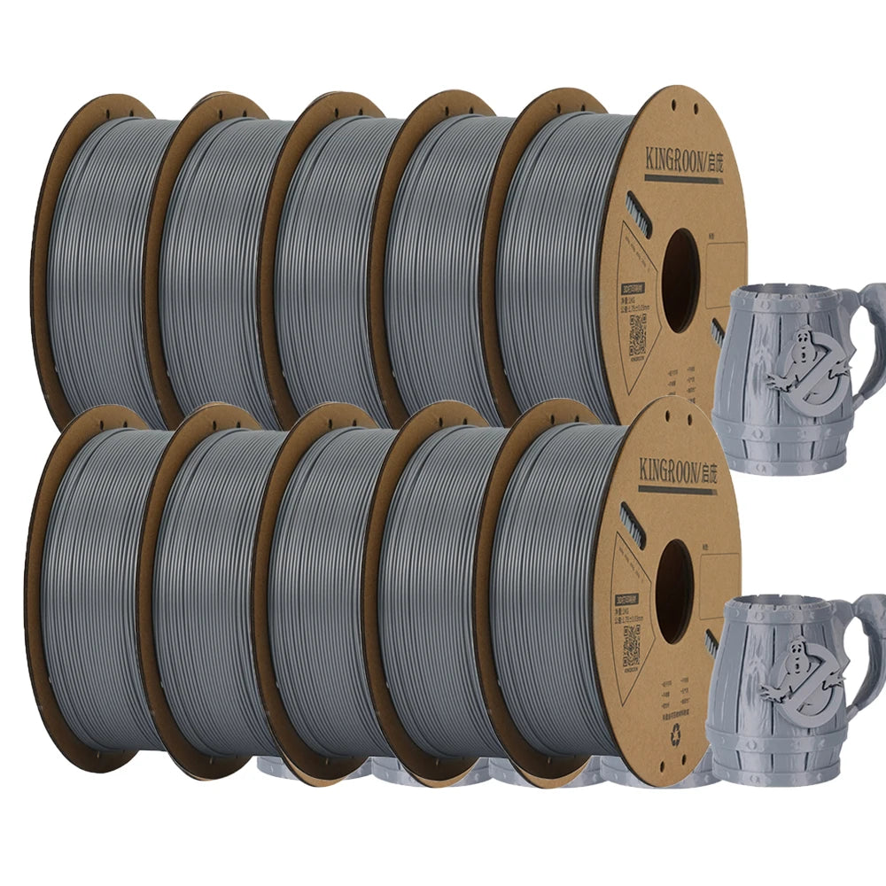 KEEPANG PLA Filament 1.75mm 3D Printer Filament 5/10Rolls 3D Printing Plastic Material 100% No Bubble for FDM 3D Printer MIX