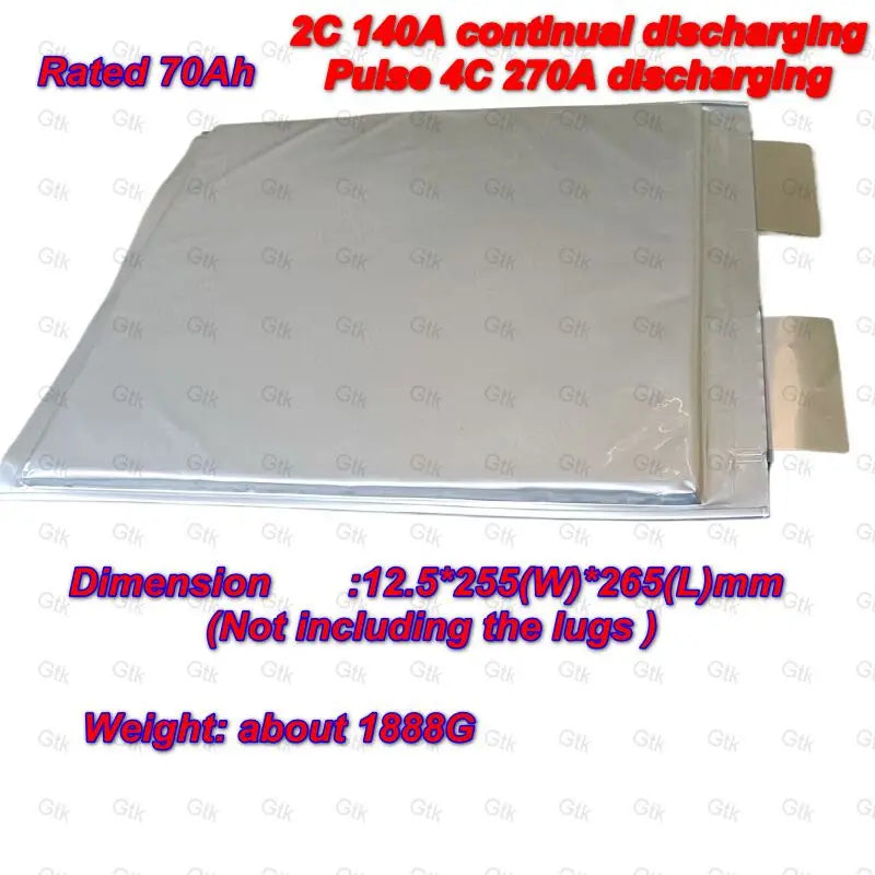 Gtk 2.3V 8Ah 10Ah 20Ah 25Ah 40Ah 70Ah Titanate lto lithium ion battery cell 20000 cycles with 10C 30C 50C 70C Discharging