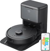 Refurbished eufy L60 Robot Vacuum with Self Empty Station, Hair Detangling Technology, Up to 60 Days Hands Free Cleaning