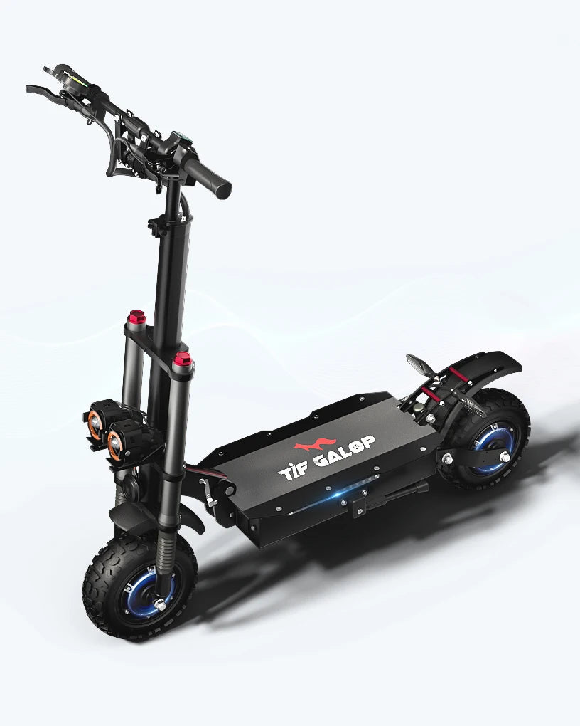 TIFGALOP T88 Adult  Electric Scooter 2800W*2 Motor 60V27AH Battery City Escooter 11 Inch Fat Tire Foldable E-Scooter