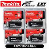 Original Makita battery 18V 6Ah rechargeable battery, BL1850 BL1860 BL1890 BL1860B power tool 18V 6000mAh Makita lithium battery