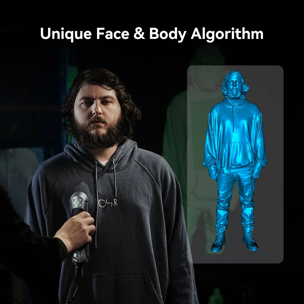 Creality 3D Scanner CR-Scan Raptor Blue NIR Light 0.02mm Accuracy 60FPS Anti-Shake Tracking Scanning Color Scanner for 3D Printe