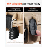 SucceBuy Hard Rifle Case Lockable Rifle Case w/ Pre-cut Foams & Wheels IP67 Waterproof Pistol Storage Cases for Rifles Shotguns