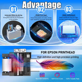 A4 A3 DTF Printer with Roll Feeder-XP600 Doubled Printing Speed Built-in White Stirring System for DIY T-Shirt Clothes print