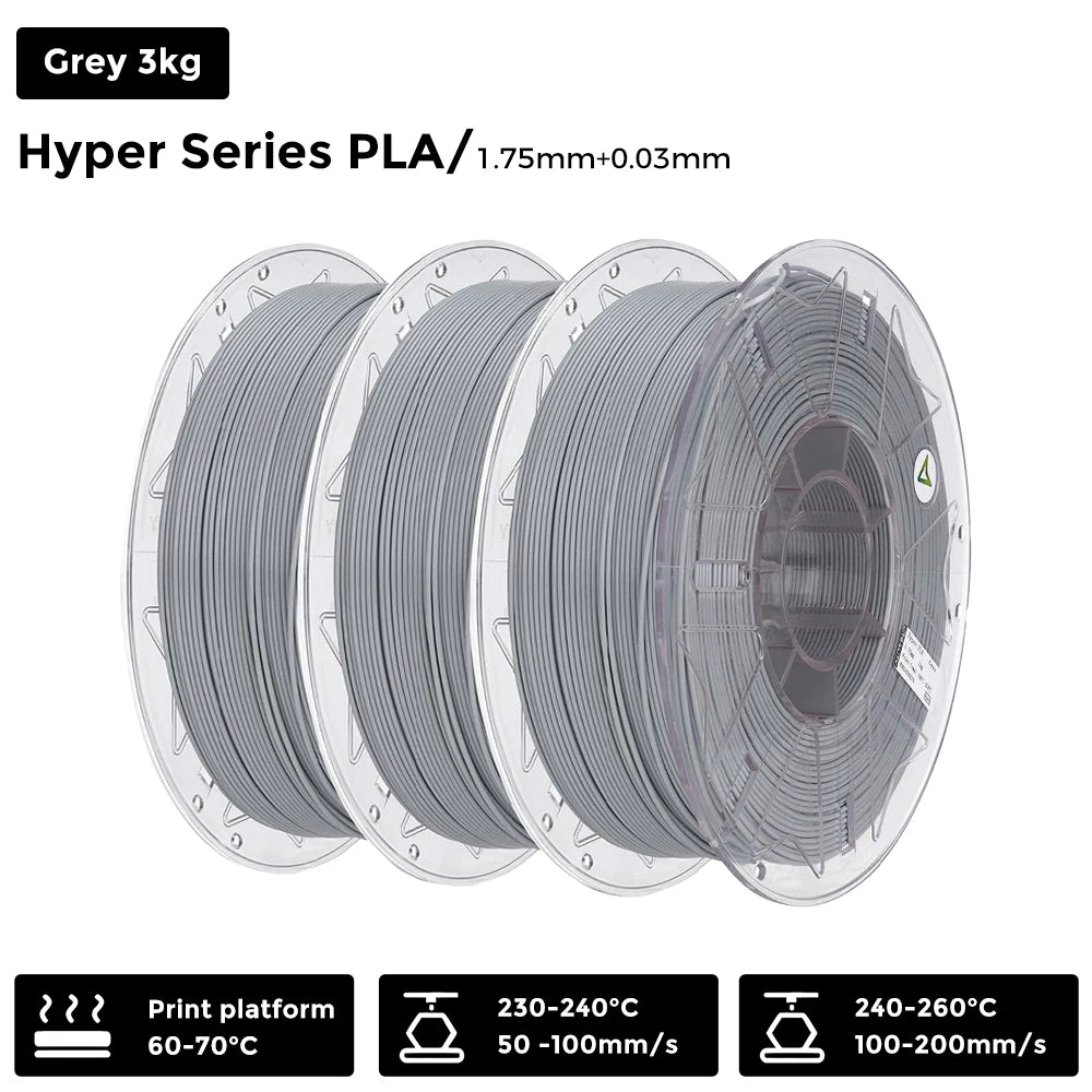 Creality Hyper PLA RFID Filament 1.75mm 1KG High-speed Printing Comes with A Built-in Chip To Recognize Colors for K2 Plus Combo