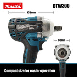 Makita DTW300 18V Brushless Cordless Wrench High Torque Auto Repair Tool Set Lithium-ion Power Wind Cannon for Tire Removal