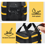 Double-Layer Battery Storage Bag for DEWALT Batteries & Chargers – Heavy-Duty Carrying Case Fits 20V/60V （Bag Only)