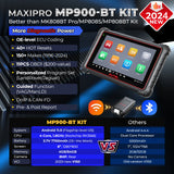 Autel MaxiPRO MP900-BT KIT Diagnistic Tool MP900BT DoIP CANFD ECU Coding Bidirectional Automotive Scanner PK MP808BT PRO