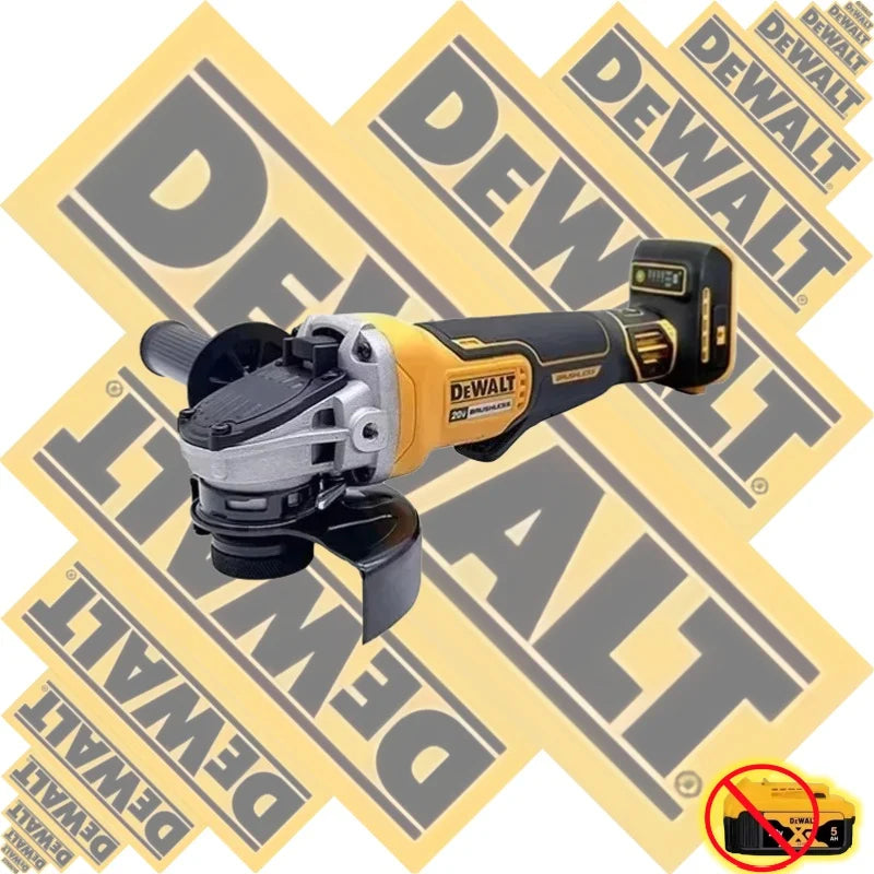 High Power  DEWALT Lithium Angle Grinder DeWALT Multifunctional Industrial Cutting Polishing Machine with Side Push Switch