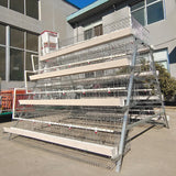 96/128 bird 3/4 layer battery layer chicken cage for laying hens 1000 chicken poultry farming capacity