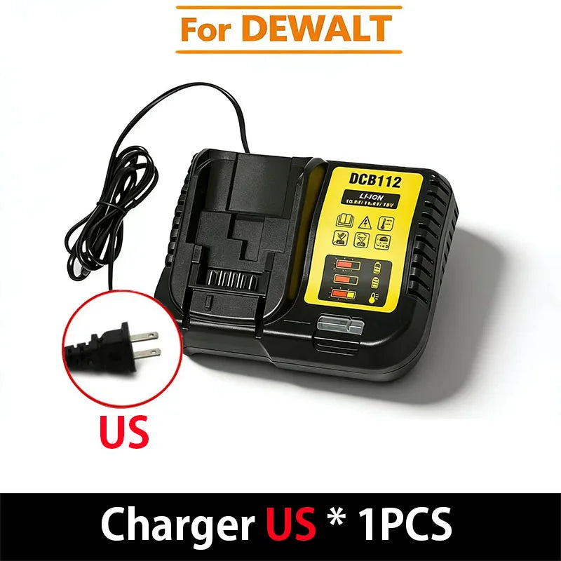 Compatible Replacement Battery For DeWalt 20V/60V 12Ah Lithium Battery Fit DCB200 DCB203 DCB204 DCB205 DCB206 Power Tools