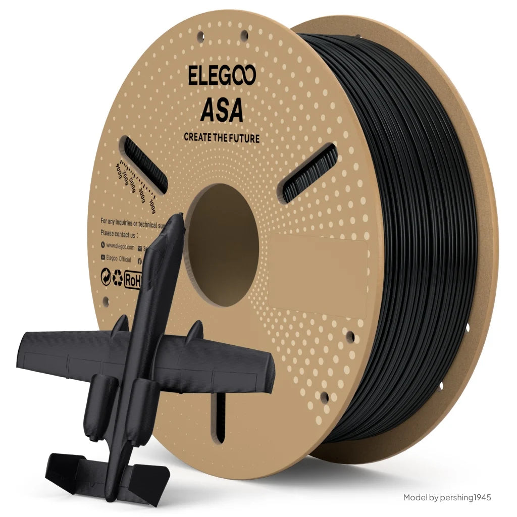 ELEGOO ASA Filament 1.75mm 1KG 3D Printer Filament perfect ASA Elegoo Filament for 3D Printer