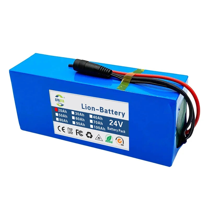 24V 30Ah 6s3p 18650 lithium battery 24V 30000mAh lithium-ion battery pack+charger