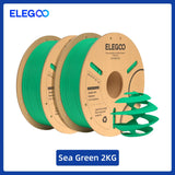 ELEGOO 1.75mm PLA+ Filament 2KG Set Plastic 3D PLA for Most FDM 3D Printers Dimensional Accuracy +/- 0.02mm 2pcs*1kg PLA+ Set