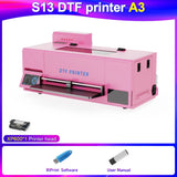 OYfame A3 XP600 DTF Printer with Oven Impreesora DTF Textile A3 Automatic Cleaning White Circulation for tshirt printing machine