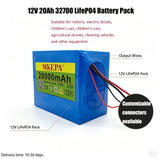 12.8V/14.6V 20Ah 32700 Lifepo4 battery 150A BMS Robot wheelchair electric boat UPS toy car drone uninterruptible power supply