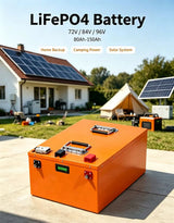 72V 84V 96V Lithium Iron Phosphate Battery 80Ah-150Ah with BMS for E-Vehicle RV Off-Grid Solar Power