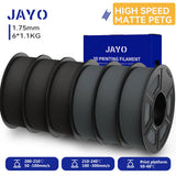 JAYO 3D PETG/ High Speed Matte PETG / PLA Classic Printer Filament 1.75mm 3D Printer Filament 6.6KG Neatly Wound PETG for 3D