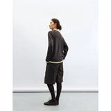 100% Wool~Fake Two-Piece T-Shirt, Women's Long-Sleeved Top, Soft and Loose base layer