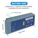 M3863A Replacement Battery For Ph-ps FR2 AED Defibrillator M3860A M3861A M3840A M3841A 12V 4.2Ah 50.4WH