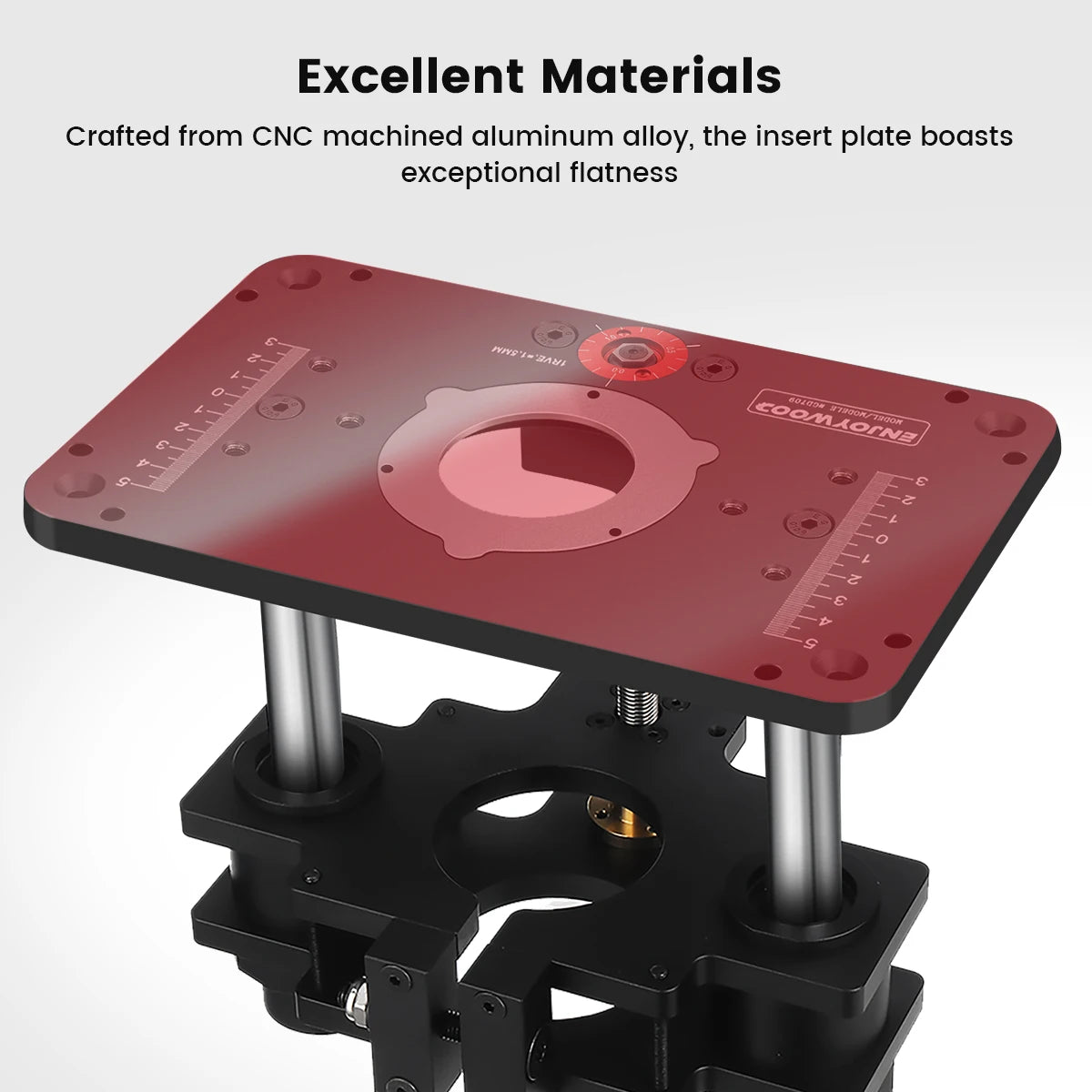 GD7 PRO Router Lift for 65mm 69mm Wood Router Table Set Up Lift with Plate Precision Woodworking Tool by ENJOYWOOD