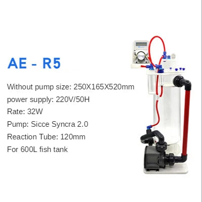 Aqua Excel's Alkaline Reactor, R5, R6, AE-CR, 50S, 60S, 81S, 90S, 100S