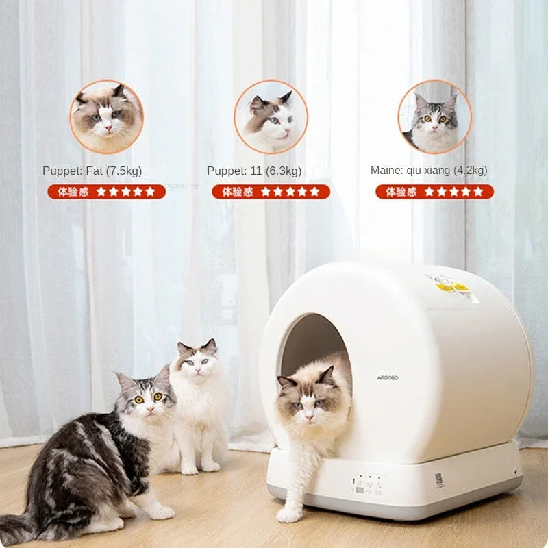Automatic Smart Cat Litter Box Automatic Cleaning Cat Excrement Machine Fully Enclosed