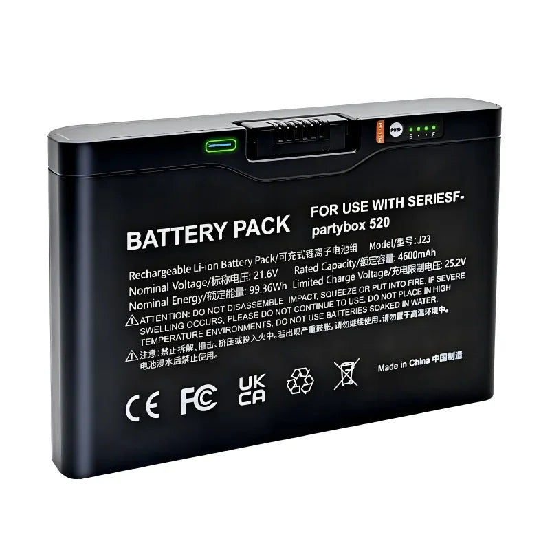 Speaker Battery For JBL PartyBox 520 PartyBox 720 Battery JBL Boombo X4 Battery FG2CELL21700(Type-C Port)