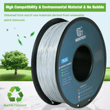 Geeetech 5Kg Like Marble PLA 3D Printer Filament Plastic 1.75mm,Tangle-Free, 3d printing wire materialsvacuum packaging