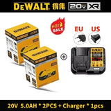 100% Genuine Dewalt 20V Battery, 2AH 5AH 6AH Rechargeable Lithium Ion Battery, Dewalt DCB200 Power Tool Replacement Battery