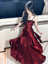Elegant Mermaid Tulle Skirt Off-Shoulder Birthday Dress Candlelight Night Song Luxury Strapless Gown for Women Summer Party D...