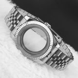 36mm/39mm Sapphire Glass For Men Watch Case Fit NH36 NH34 NH35 Movement Fashion Waterproof Jubilee Stainless Steel