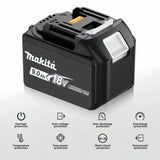 Original Makita 18V 9.0Ah Battery + DC18RC Fast Charger Kit, Replacement for BL1890B BL1860B LXT Power Tools.