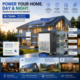 LiFePO4 48V 600Ah 30Kwh Battery Pack 6500+ Cycles Bluetooth BMS Solar AKKU 51.2V 300Ah 15Kwh 100Ah 5Kwh Lithium Battery EU STOCK