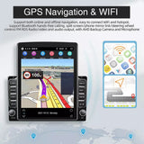 Car Entertainment With Android Double Din Car Stereo Android 13 With 12LED Rearview Android Auto
