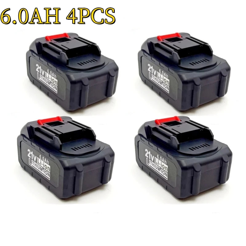 21V 9AH 6AH 3AH Electric drill, screwdriver, durable lithium battery,for Makita 21V series electric tool high voltage water gun